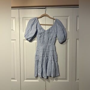 Vintage Havana blue mini dress